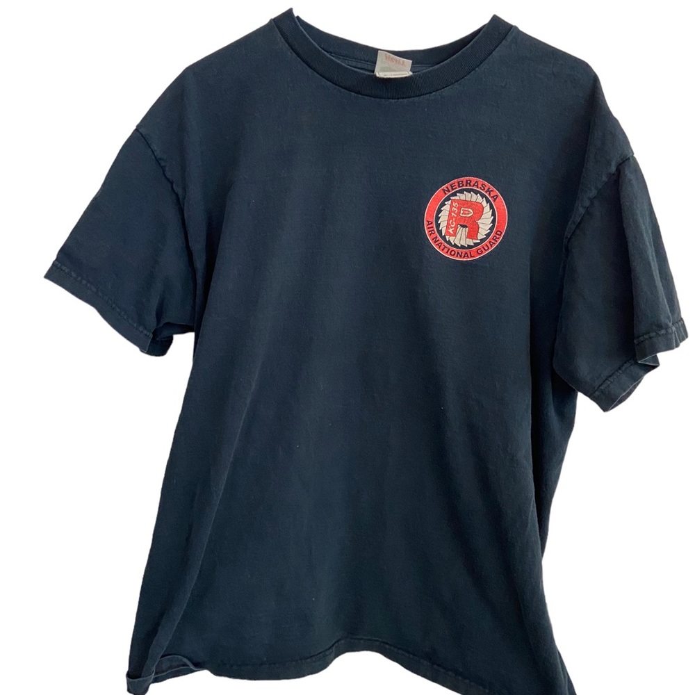 Vintage Nebraska Air National Guard USAF Aviation Men’s XL T-Shirt RARE